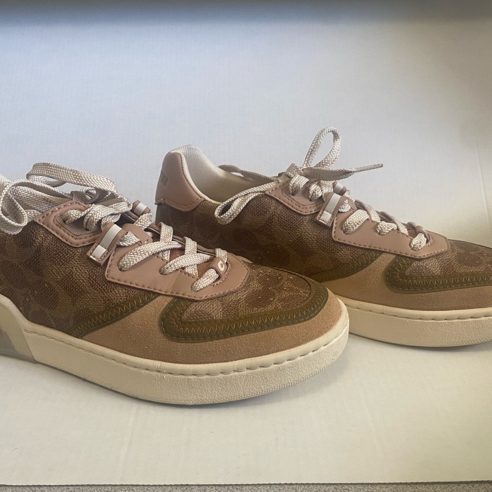 Coach Womens Shoes Size 9 Citysole Court Sneaker G5043 Tan Beechwood